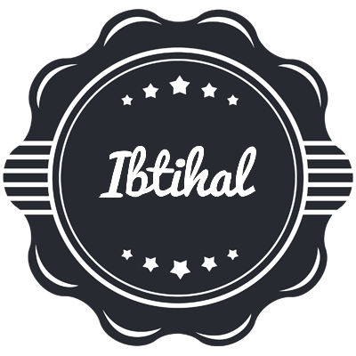 Ibtihal badge logo