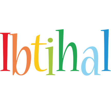 Ibtihal birthday logo