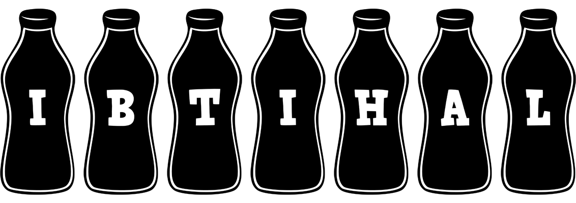Ibtihal bottle logo
