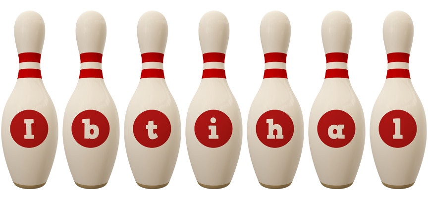 Ibtihal bowling-pin logo