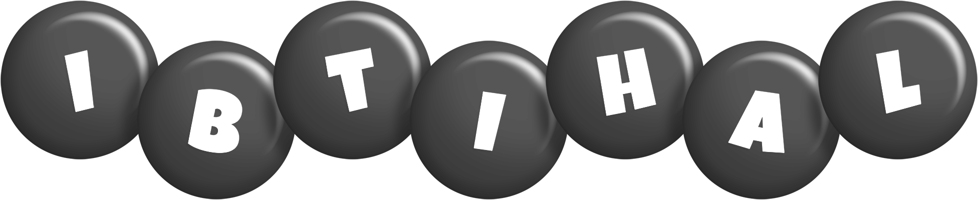 Ibtihal candy-black logo