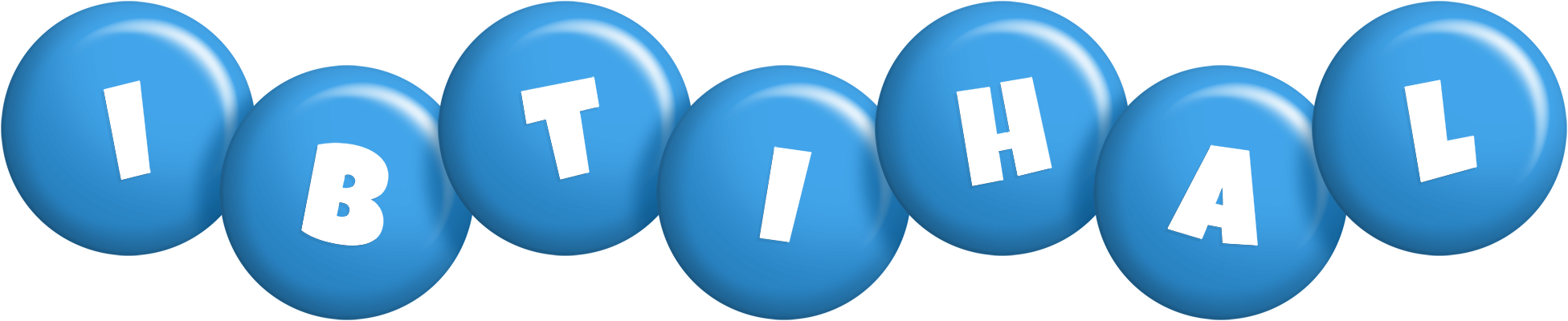 Ibtihal candy-blue logo