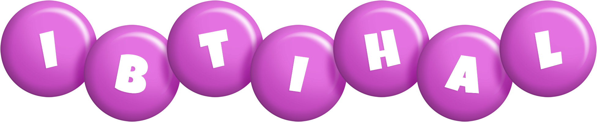 Ibtihal candy-purple logo