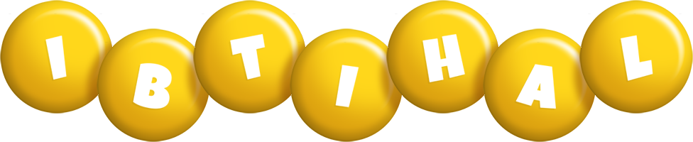 Ibtihal candy-yellow logo