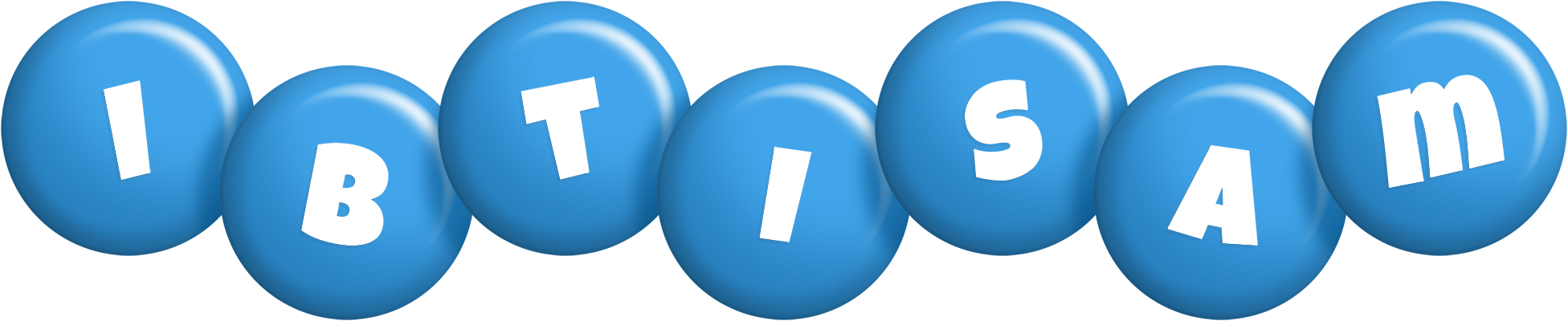 Ibtisam candy-blue logo