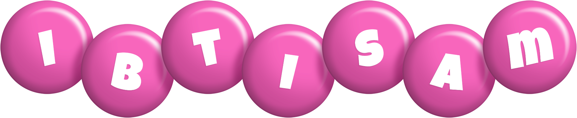 Ibtisam candy-pink logo
