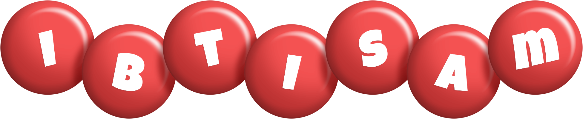 Ibtisam candy-red logo