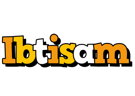 Ibtisam cartoon logo