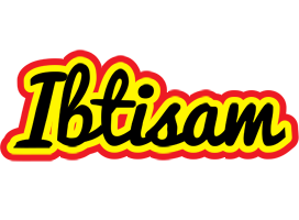 Ibtisam flaming logo