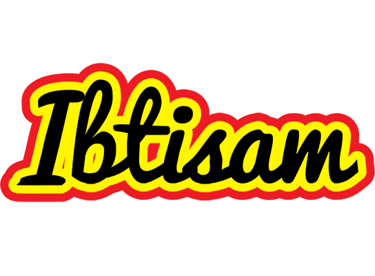 Ibtisam flaming logo