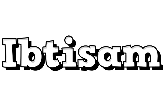 Ibtisam snowing logo
