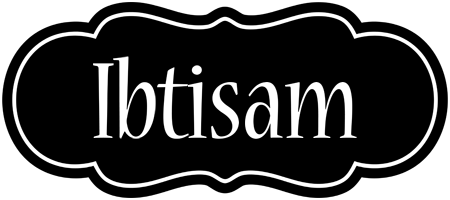 Ibtisam welcome logo