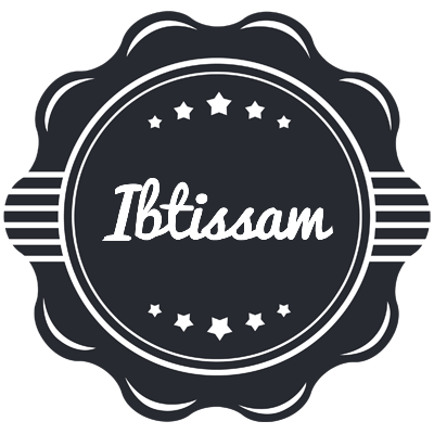 Ibtissam badge logo