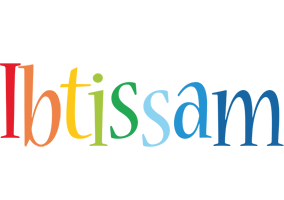 Ibtissam birthday logo