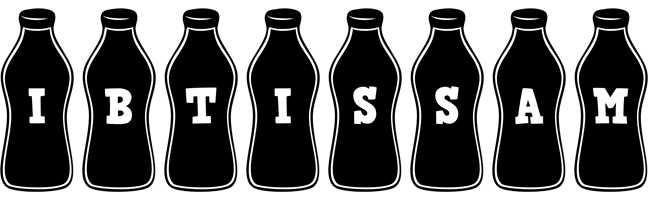 Ibtissam bottle logo