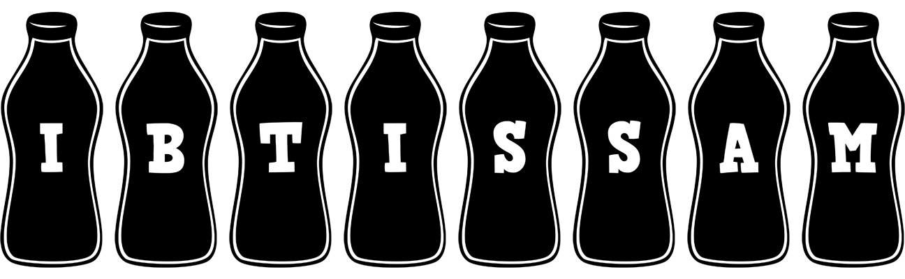 Ibtissam bottle logo