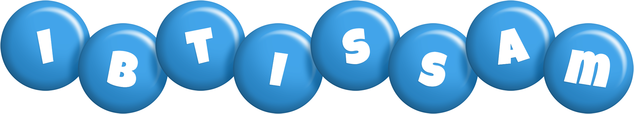 Ibtissam candy-blue logo