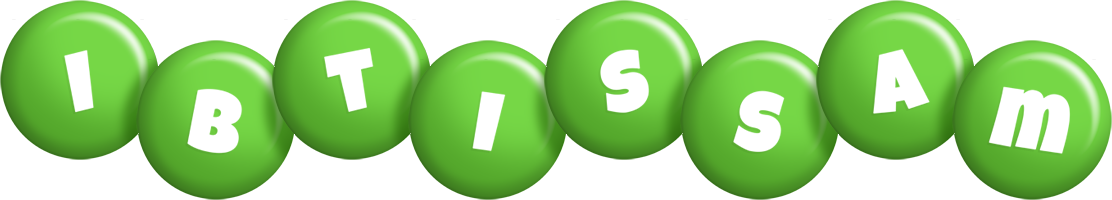 Ibtissam candy-green logo