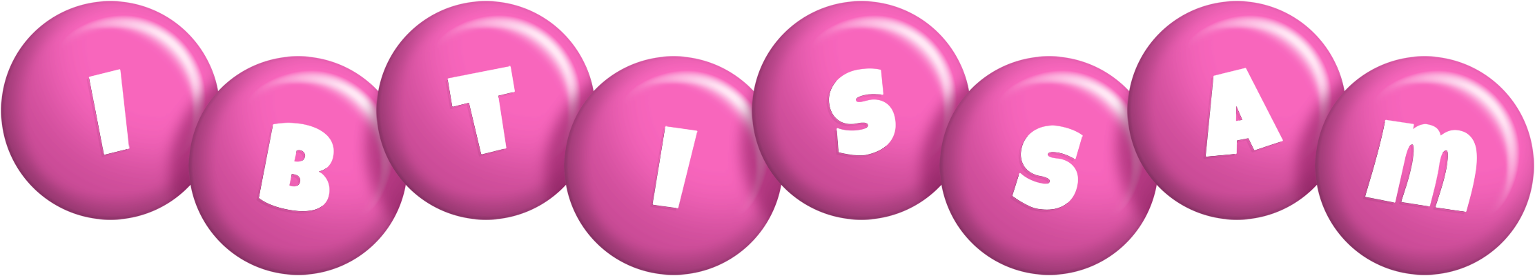 Ibtissam candy-pink logo