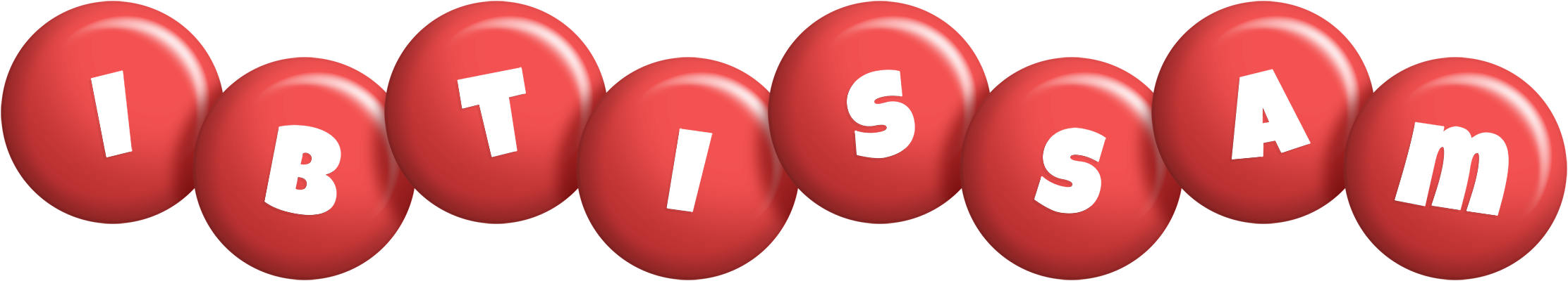 Ibtissam candy-red logo