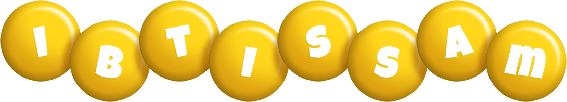 Ibtissam candy-yellow logo