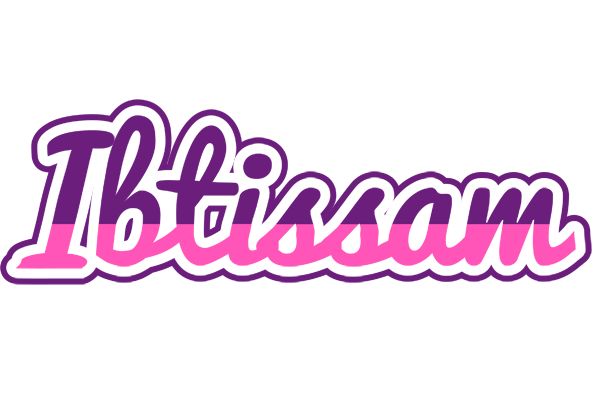Ibtissam cheerful logo