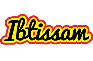 Ibtissam flaming logo