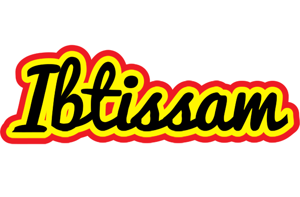 Ibtissam flaming logo