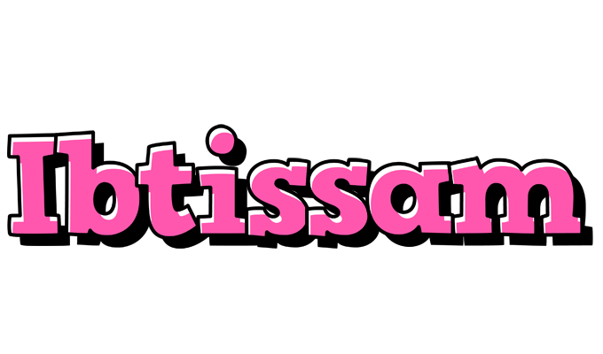 Ibtissam girlish logo