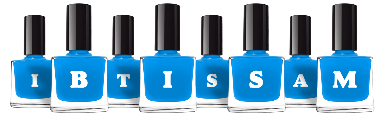 Ibtissam glossy logo