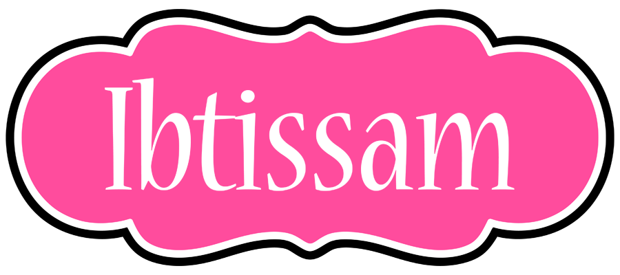 Ibtissam invitation logo
