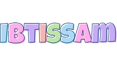 Ibtissam pastel logo