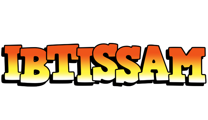 Ibtissam sunset logo