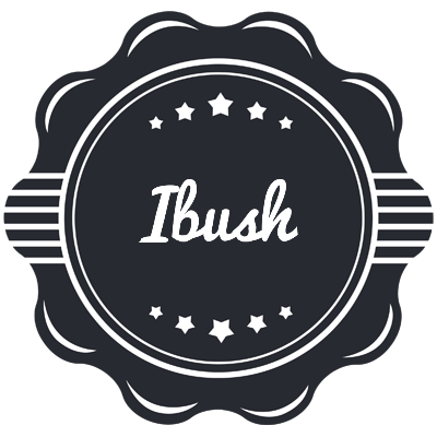 Ibush badge logo