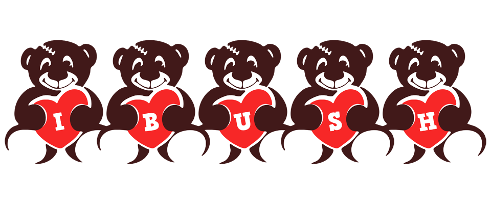 Ibush bear logo