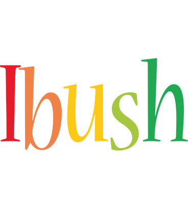 Ibush birthday logo