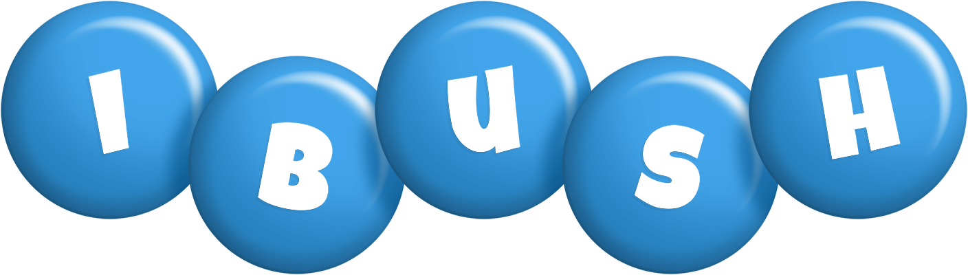 Ibush candy-blue logo
