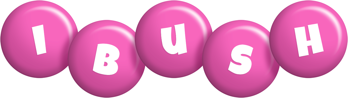 Ibush candy-pink logo