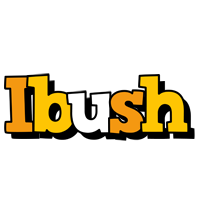 Ibush cartoon logo