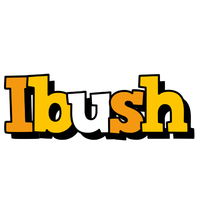 Ibush cartoon logo