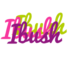 Ibush flowers logo