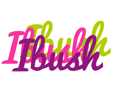 Ibush flowers logo