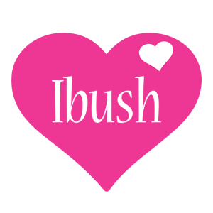 Ibush love-heart logo