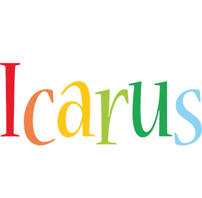 Icarus birthday logo