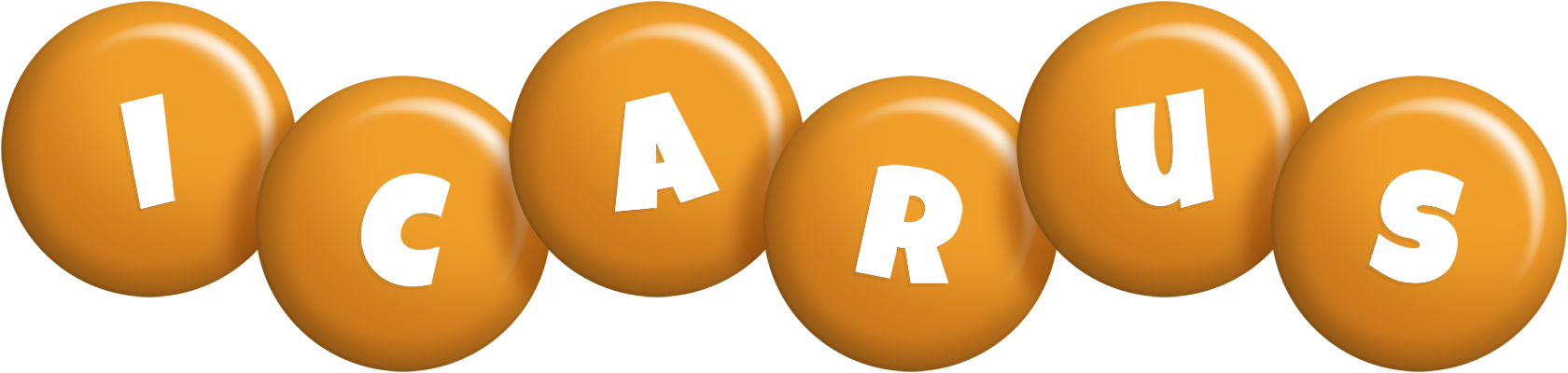 Icarus candy-orange logo