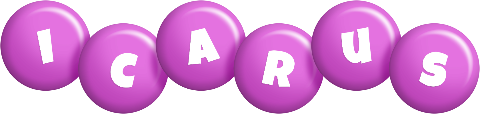 Icarus candy-purple logo