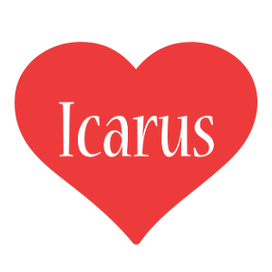 Icarus love logo