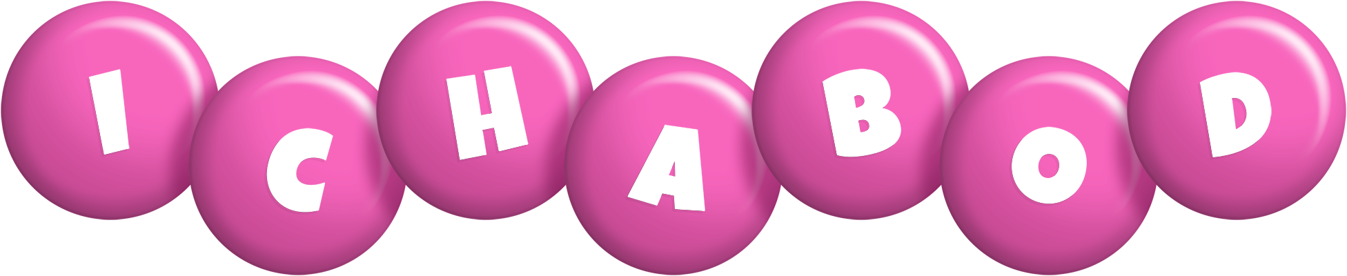 Ichabod candy-pink logo