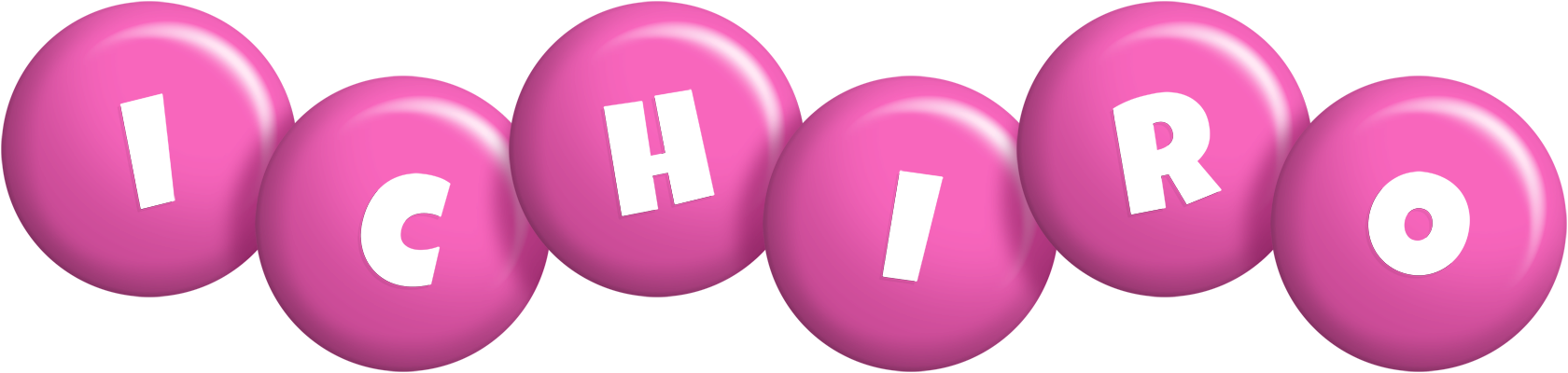Ichiro candy-pink logo