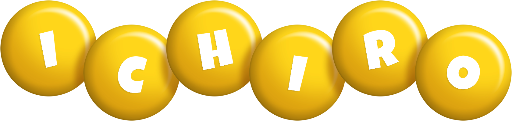 Ichiro candy-yellow logo
